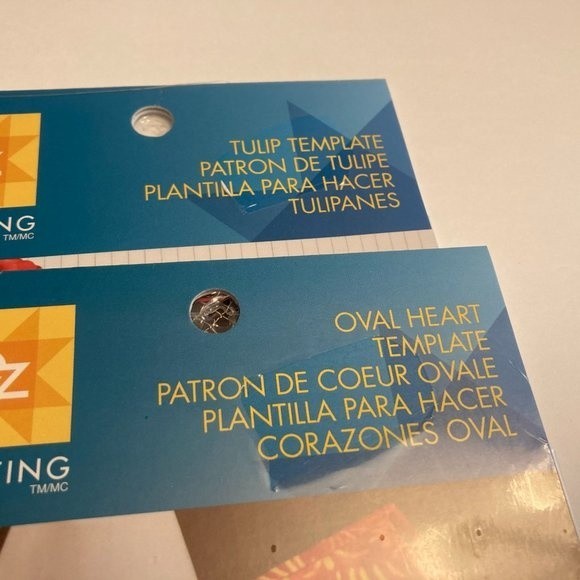 6 Simplicity EZ Quilting Template Stencils Fabric Paper Crafts Scrapbook - Picture 10 of 14